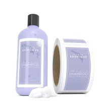 Shampoo bottle label sticker printing