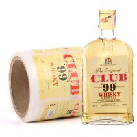 Classic wine label specific material